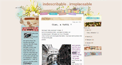 Desktop Screenshot of indescribableinnocence.blogspot.com