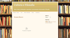 Desktop Screenshot of culturaefilosofia-cil.blogspot.com