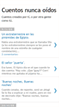 Mobile Screenshot of cuentosnuncaoidos.blogspot.com