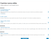 Tablet Screenshot of cuentosnuncaoidos.blogspot.com