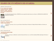 Tablet Screenshot of diariodeunmedicodeguardia.blogspot.com