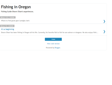 Tablet Screenshot of fishinginoregon.blogspot.com