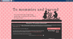 Desktop Screenshot of mommiesandbeyond.blogspot.com