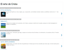 Tablet Screenshot of elartedecristo.blogspot.com