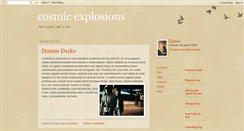 Desktop Screenshot of cosmicexplosions.blogspot.com