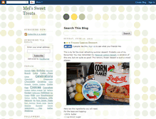 Tablet Screenshot of melssweettreats.blogspot.com