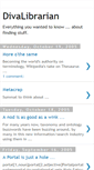 Mobile Screenshot of divalibrarian.blogspot.com