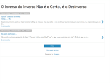 Tablet Screenshot of oinversodoinverso.blogspot.com