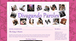 Desktop Screenshot of divagandoparoles.blogspot.com