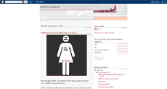 Desktop Screenshot of abortionsupportsite.blogspot.com