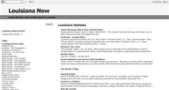 Desktop Screenshot of louisiananow.blogspot.com