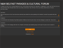 Tablet Screenshot of nwbelfastparadesforum.blogspot.com