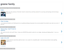 Tablet Screenshot of lovethegreenes.blogspot.com