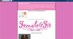 Desktop Screenshot of femaleandfit.blogspot.com