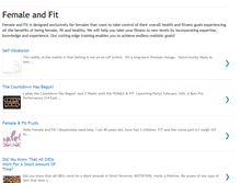 Tablet Screenshot of femaleandfit.blogspot.com