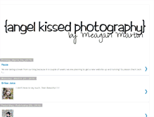 Tablet Screenshot of angelkissedphotographymeagan.blogspot.com