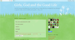 Desktop Screenshot of girlsgodgoodlife.blogspot.com