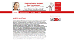 Desktop Screenshot of gazetekayipilani.blogspot.com