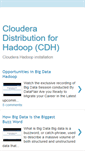 Mobile Screenshot of cloudera-tutorial.blogspot.com