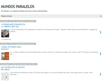 Tablet Screenshot of mundosparalelos08.blogspot.com