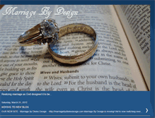 Tablet Screenshot of marriage-by-design.blogspot.com