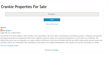 Tablet Screenshot of crankieproperties.blogspot.com