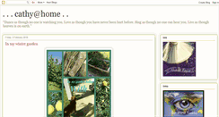Desktop Screenshot of cathyisathome.blogspot.com