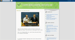 Desktop Screenshot of cuerpomedicosanbartolome.blogspot.com