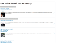 Tablet Screenshot of contaminaciondelairenarequipa.blogspot.com