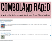 Tablet Screenshot of combolandradio.blogspot.com