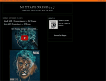 Tablet Screenshot of mixtapegrind247.blogspot.com