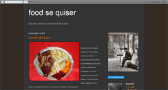 Desktop Screenshot of foodsequiser.blogspot.com