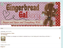 Tablet Screenshot of gingerbreadgallery.blogspot.com