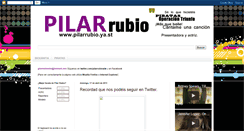 Desktop Screenshot of pilarrubioweb.blogspot.com