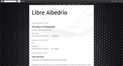 Desktop Screenshot of libre-albedrio.blogspot.com