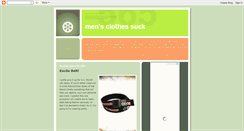 Desktop Screenshot of mensclothessuck.blogspot.com