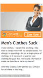 Mobile Screenshot of mensclothessuck.blogspot.com