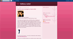 Desktop Screenshot of bellesaysalud.blogspot.com