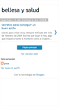 Mobile Screenshot of bellesaysalud.blogspot.com