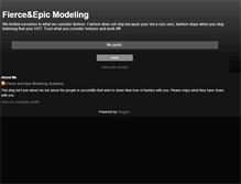 Tablet Screenshot of fierceandepicfashionhotness.blogspot.com