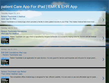 Tablet Screenshot of patientcareapp.blogspot.com