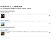 Tablet Screenshot of mp3metaldownload.blogspot.com