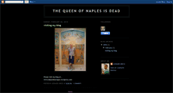 Desktop Screenshot of nocturnesforthequeenofnaples.blogspot.com