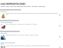 Tablet Screenshot of luasrepresentaciones.blogspot.com