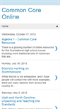 Mobile Screenshot of commoncoreonline.blogspot.com