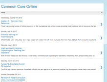 Tablet Screenshot of commoncoreonline.blogspot.com