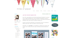 Desktop Screenshot of milesofpaper.blogspot.com