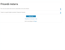 Tablet Screenshot of fricandomotarra.blogspot.com
