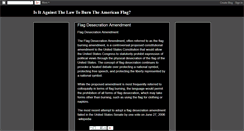 Desktop Screenshot of flagburn.blogspot.com