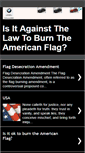 Mobile Screenshot of flagburn.blogspot.com